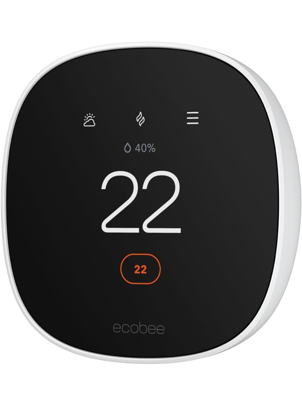 Smart Thermostat - Black and White